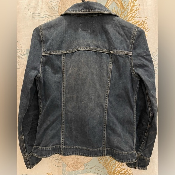 Old Navy VTG Blue Jean Denim Jacket Womens Sm Sport Old School Street Wear Y2K - Picture 10 of 14